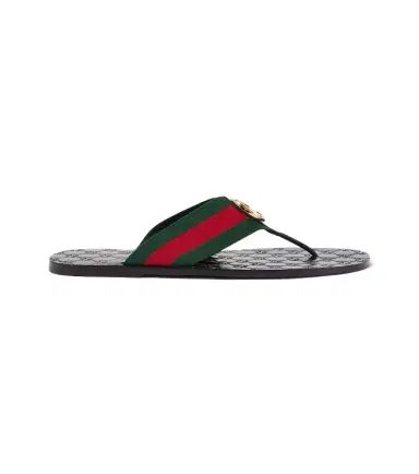 Gucci Riviera GG leather thong sandals | Thumbnail 1