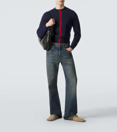 Gucci Web Stripe wool sweater | Thumbnail 2
