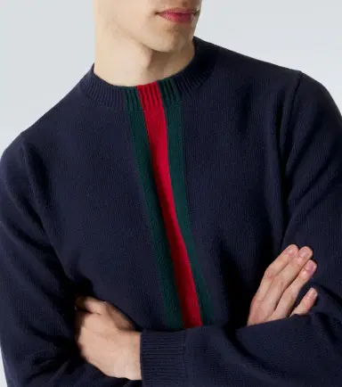 Gucci Web Stripe wool sweater | Thumbnail 4