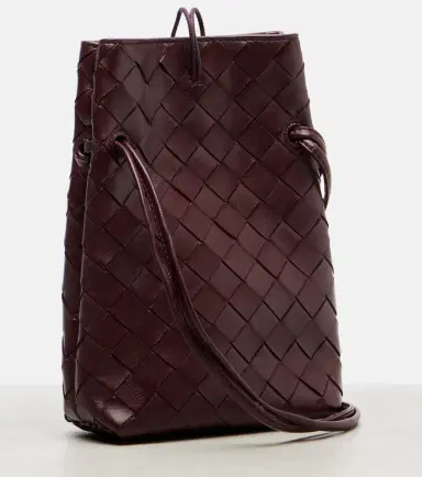Bottega Veneta Andiamo Intrecciato leather phone pouch | Thumbnail 3