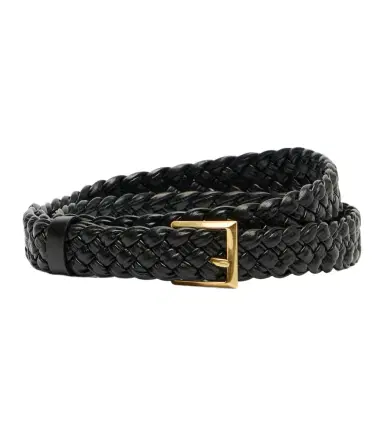 Bottega Veneta Solo Intreccio leather belt | Thumbnail 1