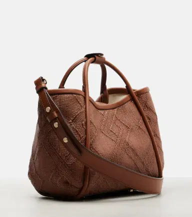 Max Mara Marin Small leather-trimmed top-handle bag | Thumbnail 2 Max Mara Marin Small leather-trimmed top-handle bag | Thumbnail 2