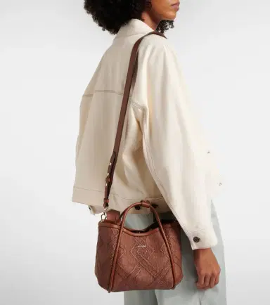 Max Mara Marin Small leather-trimmed top-handle bag | Thumbnail 5 Max Mara Marin Small leather-trimmed top-handle bag | Thumbnail 5