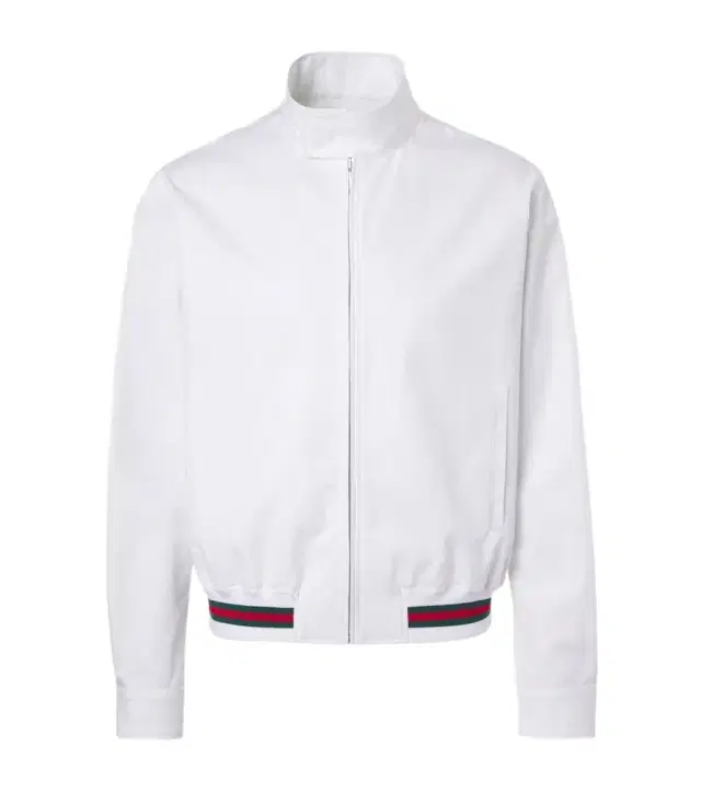 Web Stripe cotton twill jacket
