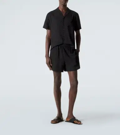 Gucci GG silk jacquard shorts | Thumbnail 4 Gucci GG silk jacquard shorts | Thumbnail 4