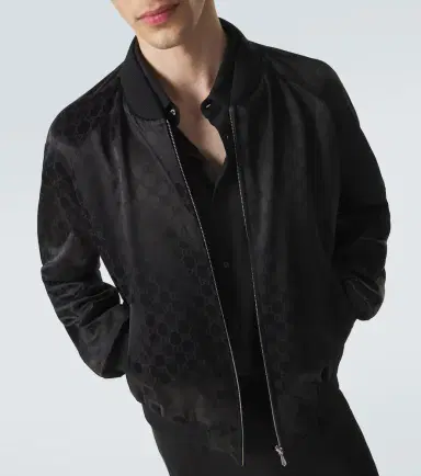 Gucci GG cotton-blend satin jacket | Thumbnail 4 Gucci GG cotton-blend satin jacket | Thumbnail 4