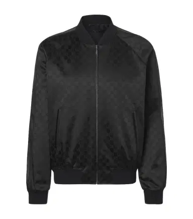 Gucci GG cotton-blend satin jacket | Thumbnail 1 Gucci GG cotton-blend satin jacket | Thumbnail 1