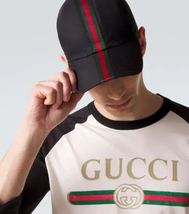 Gucci Web Stripe canvas baseball cap | Thumbnail 4 Gucci Web Stripe canvas baseball cap | Thumbnail 4