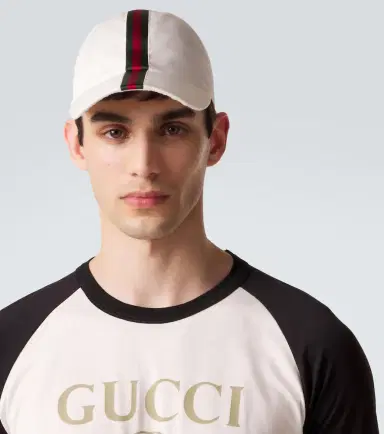 Gucci Web Stripe baseball cap | Thumbnail 3 Gucci Web Stripe baseball cap | Thumbnail 3