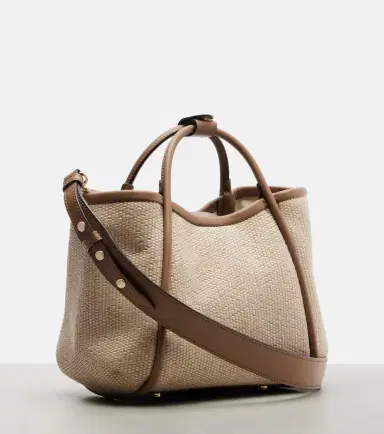 Max Mara Marin Small leather-trimmed top-handle bag | Thumbnail 2