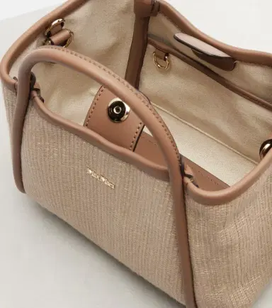 Max Mara Marin Small leather-trimmed top-handle bag | Thumbnail 3