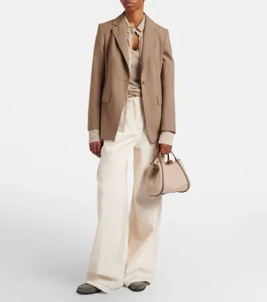 Max Mara Marin Small leather-trimmed top-handle bag | Thumbnail 7