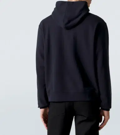 Gucci Logo cotton and cashmere jersey hoodie | Thumbnail 4 Gucci Logo cotton and cashmere jersey hoodie | Thumbnail 4