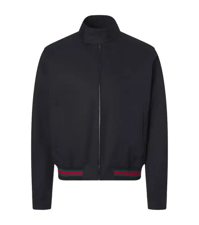 Gucci Web Stripe cotton twill jacket