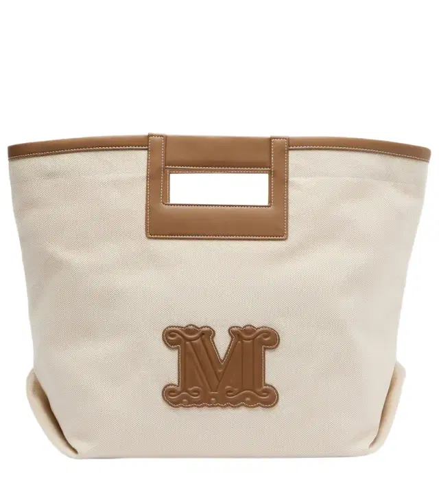 Ecru Small canvas tote bag