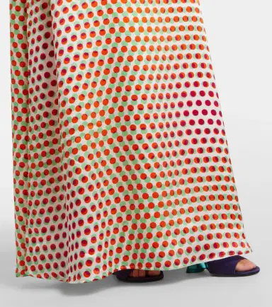 Dries Van Noten Polka-dot silk gown | Thumbnail 2