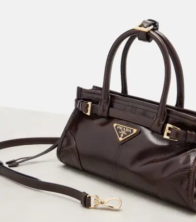 Prada Bonnie Mini leather top-handle bag | Thumbnail 4 Prada Bonnie Mini leather top-handle bag | Thumbnail 4