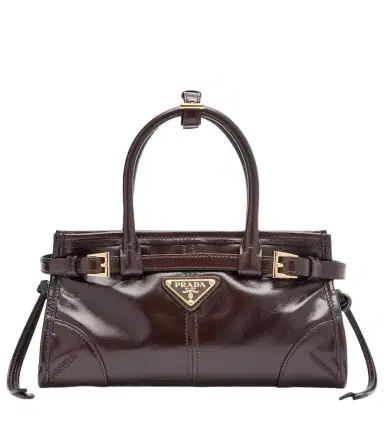 Prada Bonnie Mini leather top-handle bag | Thumbnail 1 Prada Bonnie Mini leather top-handle bag | Thumbnail 1