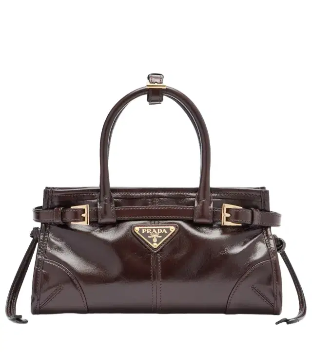 Prada Bonnie Mini leather top-handle bag