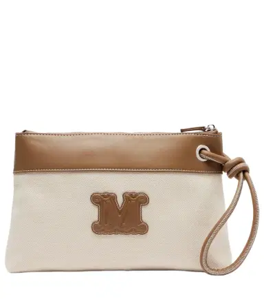 Max Mara Frisia Small canvas pouch | Thumbnail 1