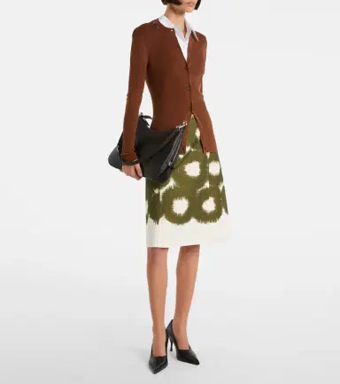 Prada Fold Large leather shoulder bag | Thumbnail 5