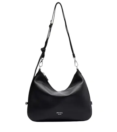 Prada Fold Large leather shoulder bag | Thumbnail 1