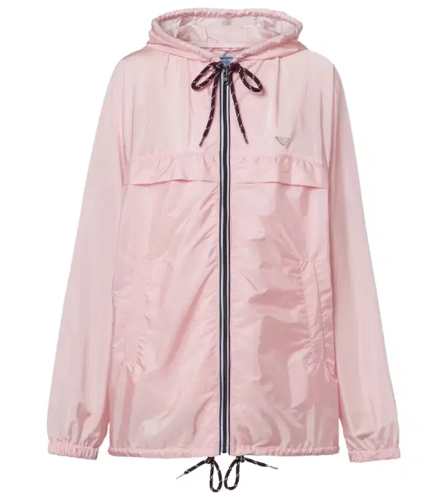 Re-Nylon hooded jacket
