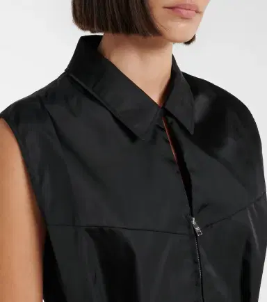 Prada Re-Nylon belted zip-up minidress | Thumbnail 3