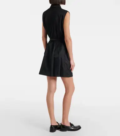 Prada Re-Nylon belted zip-up minidress | Thumbnail 4
