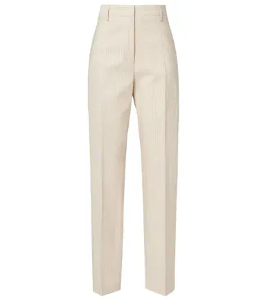 Dries Van Noten Pilar striped cotton-blend straight pants | Thumbnail 1 Dries Van Noten Pilar striped cotton-blend straight pants | Thumbnail 1