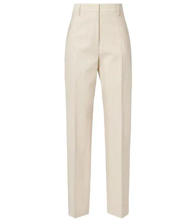 Dries Van Noten Pilar striped cotton-blend straight pants