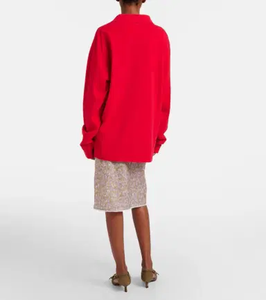 Prada Re-Nylon lace-trimmed floral midi skirt | Thumbnail 2 Prada Re-Nylon lace-trimmed floral midi skirt | Thumbnail 2