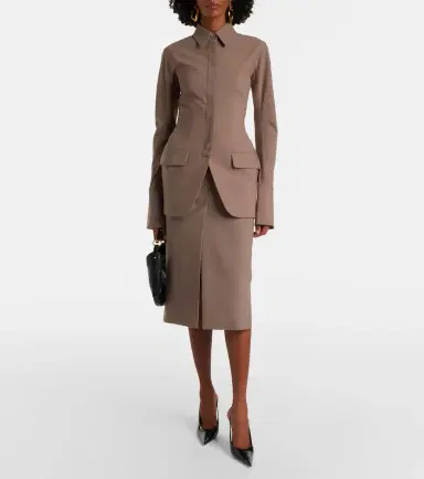 Mugler Peplum jacket | Thumbnail 7