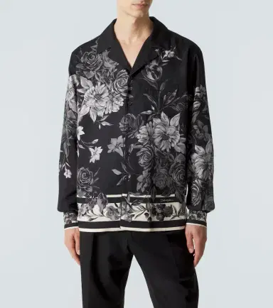 Dolce & Gabbana Floral polka-dot silk shirt | Thumbnail 2 Dolce & Gabbana Floral polka-dot silk shirt | Thumbnail 2