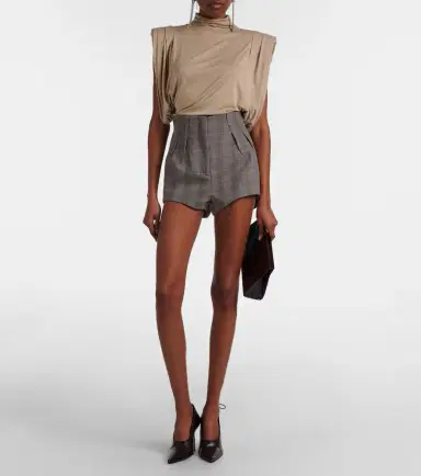 Mugler Draped jersey top | Thumbnail 5