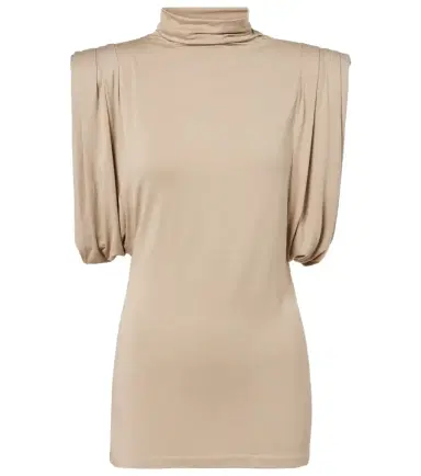 Mugler Draped jersey top | Thumbnail 1
