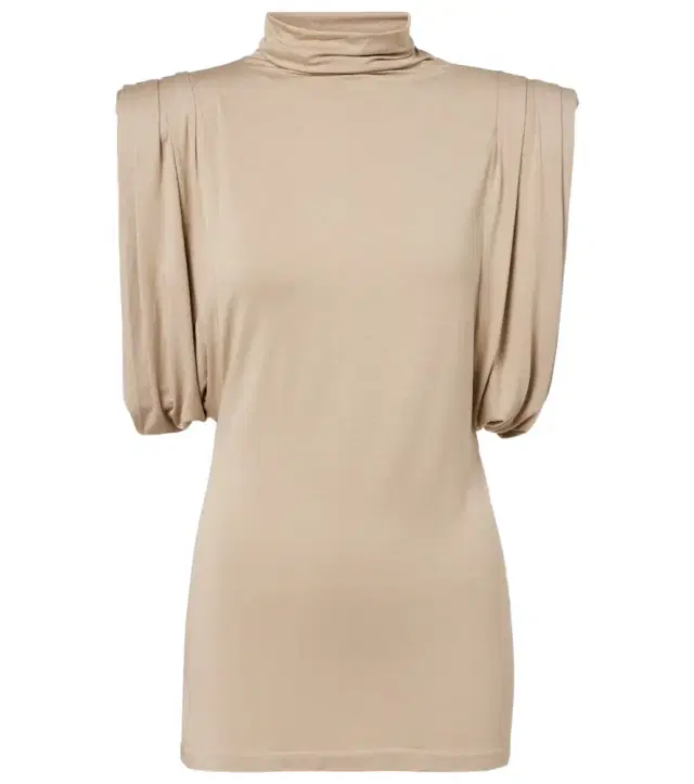 Draped jersey top