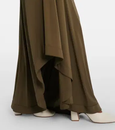 Bottega Veneta Gathered crêpe jersey maxi dress | Thumbnail 4