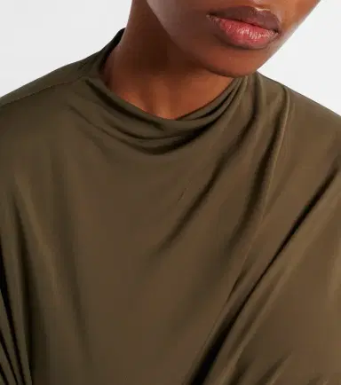 Bottega Veneta Gathered crêpe jersey maxi dress | Thumbnail 5