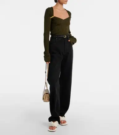 Bottega Veneta Ribbed-knit cashmere and silk top | Thumbnail 6 Bottega Veneta Ribbed-knit cashmere and silk top | Thumbnail 6