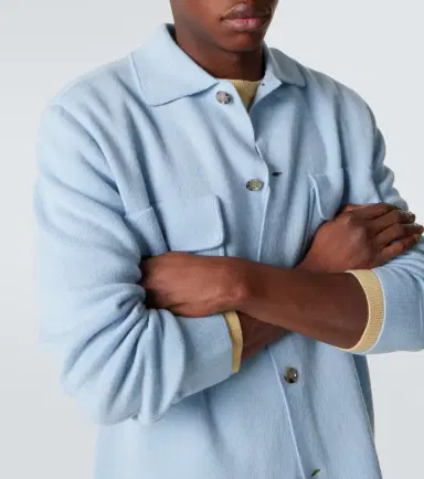 Allude Wool and cashmere overshirt | Thumbnail 3