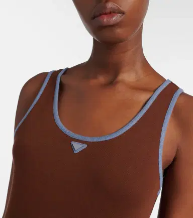 Prada Cotton jersey tank top | Thumbnail 2