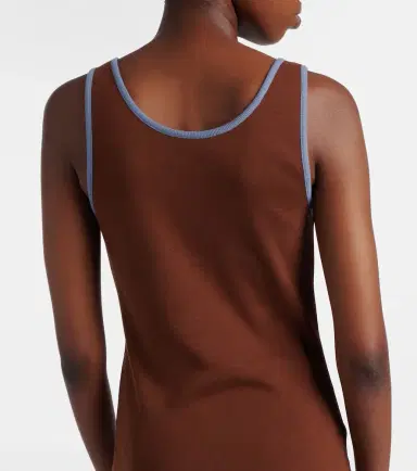 Prada Cotton jersey tank top | Thumbnail 3