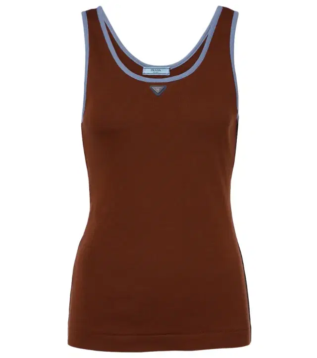 Cotton jersey tank top