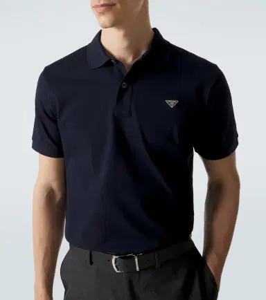 Prada Cotton piqué polo shirt | Thumbnail 3 Prada Cotton piqué polo shirt | Thumbnail 3