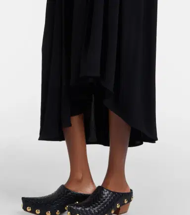 Bottega Veneta Asymmetric crêpe jersey cocktail dress | Thumbnail 3