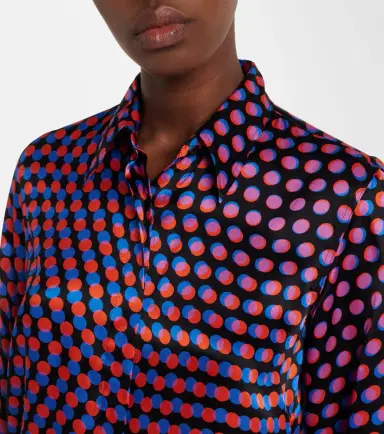 Dries Van Noten Polka-dot silk shirt | Thumbnail 6
