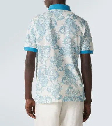 Etro Paisley cotton piqué polo shirt | Thumbnail 3 Etro Paisley cotton piqué polo shirt | Thumbnail 3