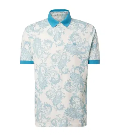 Etro Paisley cotton piqué polo shirt | Thumbnail 1 Etro Paisley cotton piqué polo shirt | Thumbnail 1