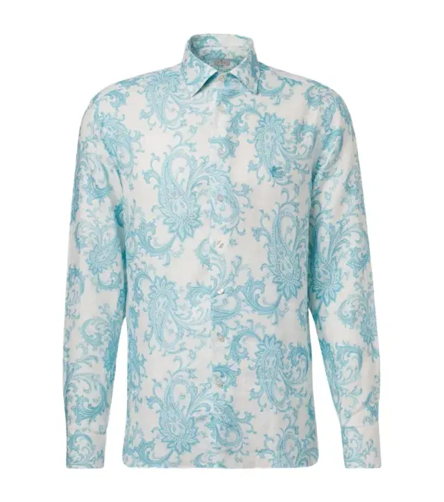 Paisley linen shirt